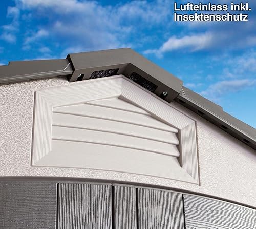 Miniatura 8 de Lifetime Gabinete de almacenamiento 7 x 4.5 pies Cobertizo exterior de jardín