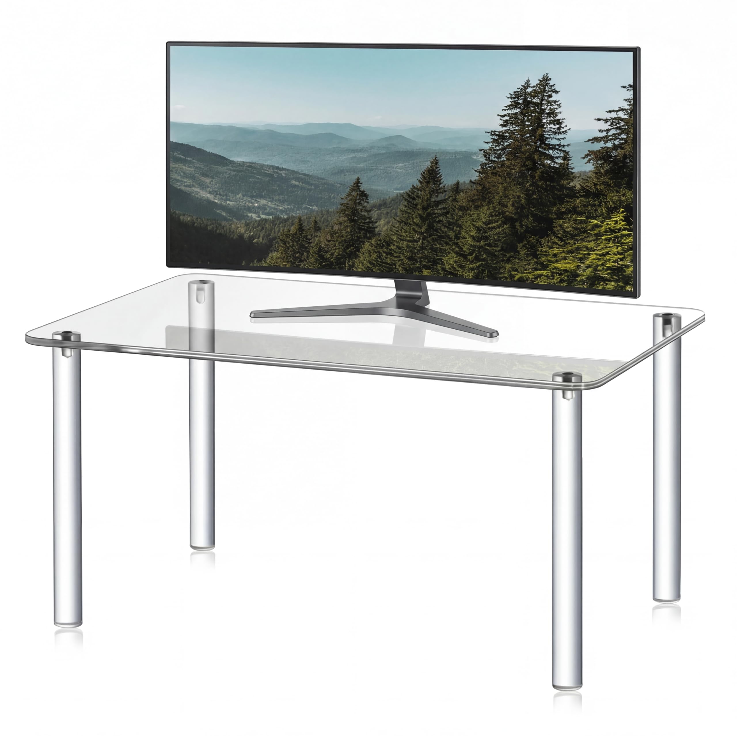 Soporte acrílico de 6 mm de grosor con máxima transparencia RattanView rectangular