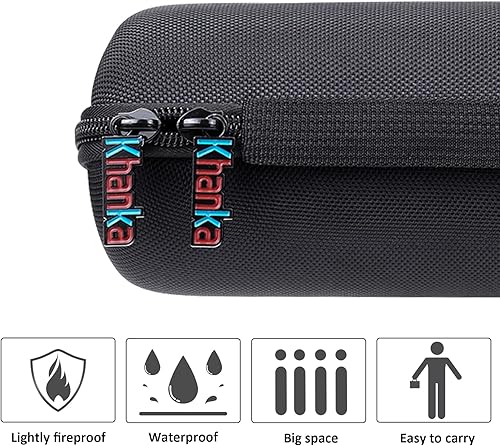 Vista 14 de Khanka Funda de viaje rígida de repuesto para SOWO Surgeboom 2 altavoz Bluetooth portátil para exteriores, altavoz inalámbrico IPX7 impermeable
