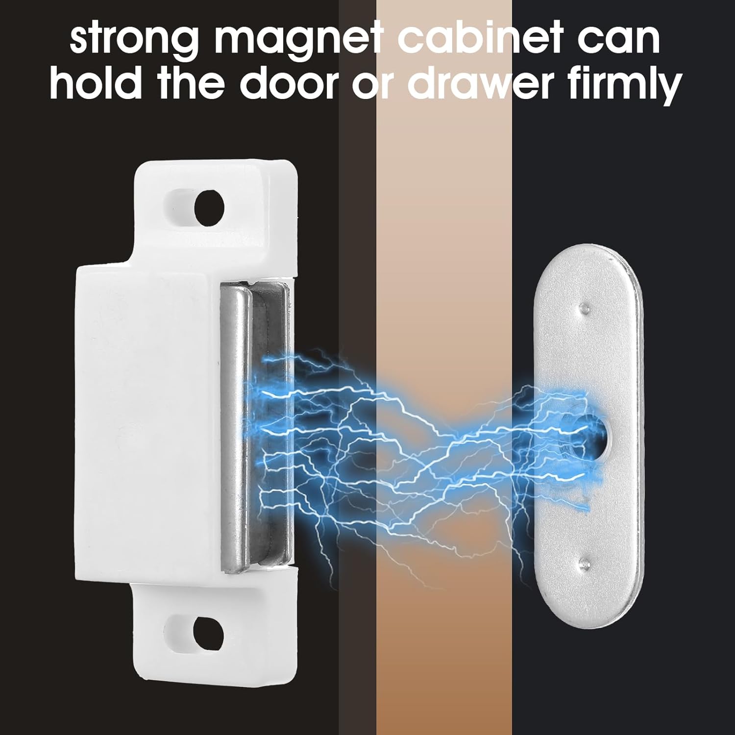 24 Pcs Single Magnetic Catch Kitchen Cabinet Magnets Heavy Duty 15lb Cabinet Magnetic Catch Zinc Cupboard Door Magnets Window Drawer Latch Closet Closing Closures