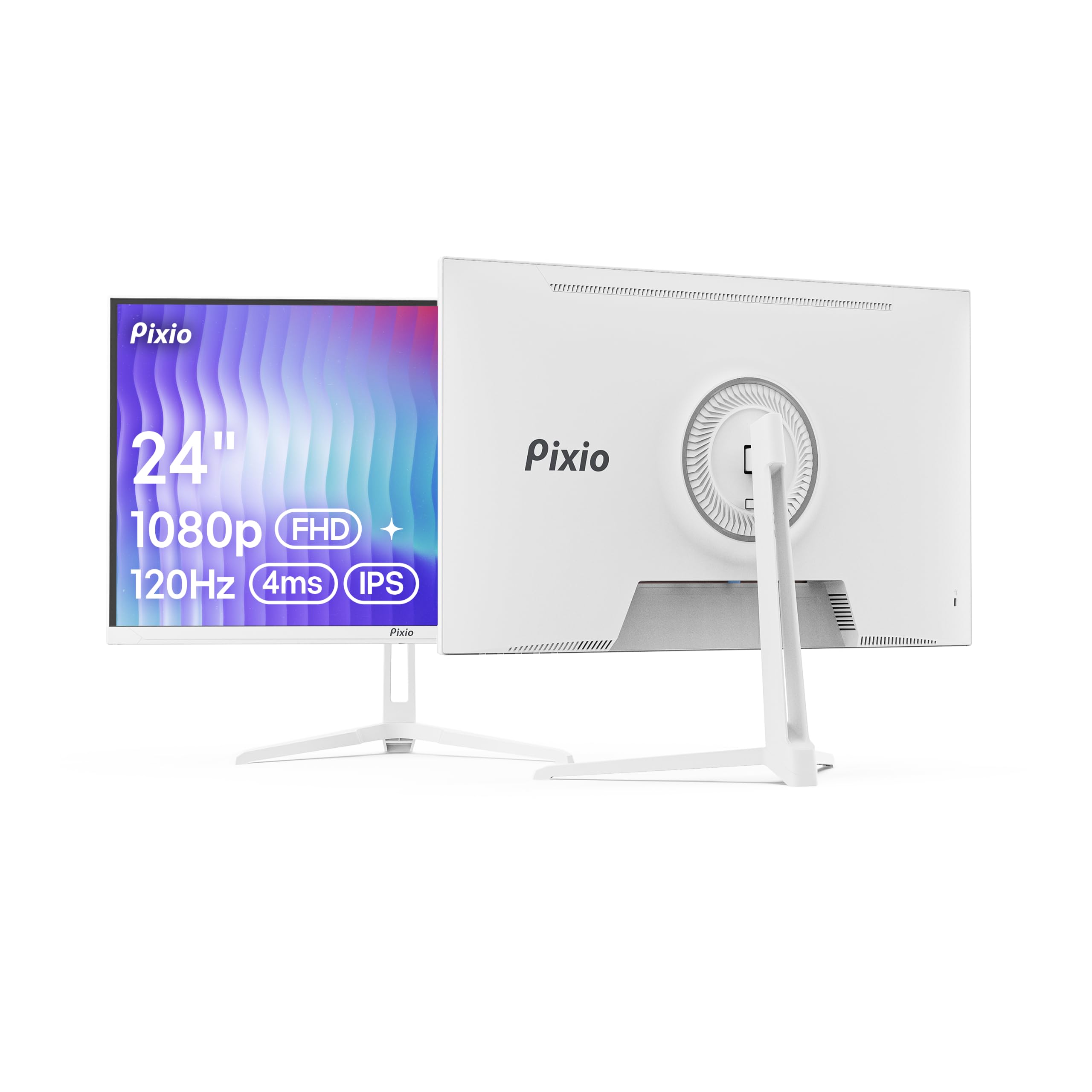 Amazon.com: Pixio PX246 Wave White 24 inch 120Hz Refresh Rate FHD