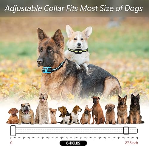 Miniatura 5 de Collar de choque para perro, collar de entrenamiento para perros Svtrat con collar de choque remoto, perros pequeños, grandes, medianos y pequeños,