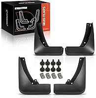 Vista 17 de A-Premium Juego de 4 solapas de barro, protectores de salpicaduras, guardabarros con kits de herrajes, accesorios compatibles con Cadillac CT4