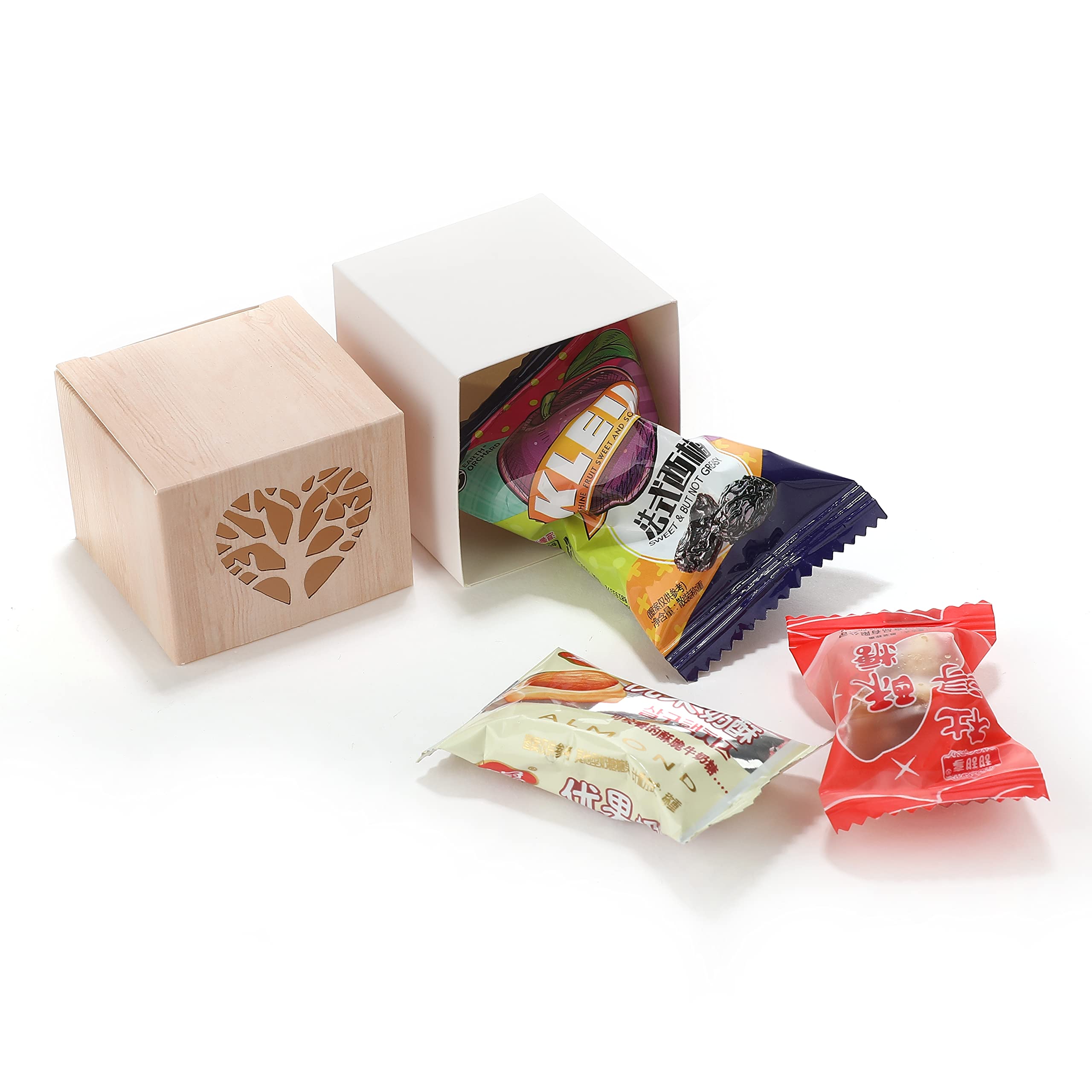 Scatoline Bomboniere Albero Della Vita - 25 Pezzi 5x5x5cm - Foto 5