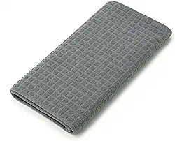 FEZTEZZO Tapete Escorredor de Louça Ultra Absorvente, Base Antiderrapante para Bancada e Pia, Secagem Rápida (49x37cm) ( Cor Sortida - Verde ou Cinza)