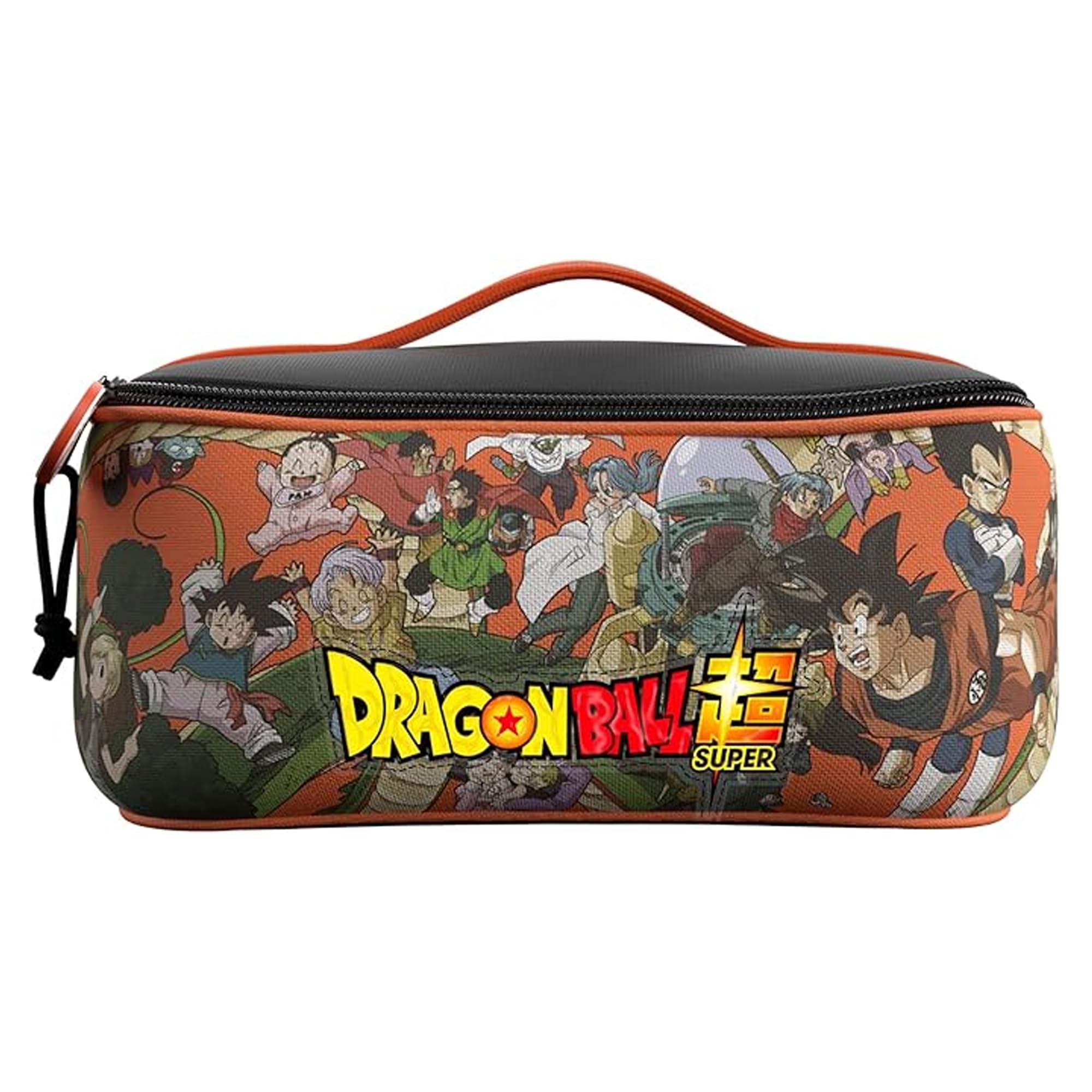 CYPBRANDS CyP Brands-Dragon Ball, Neceser, Bolsa de Aseo, Baño, Viaje, Lonchera, Bolsa merienda, Multicolor, Producto Oficial