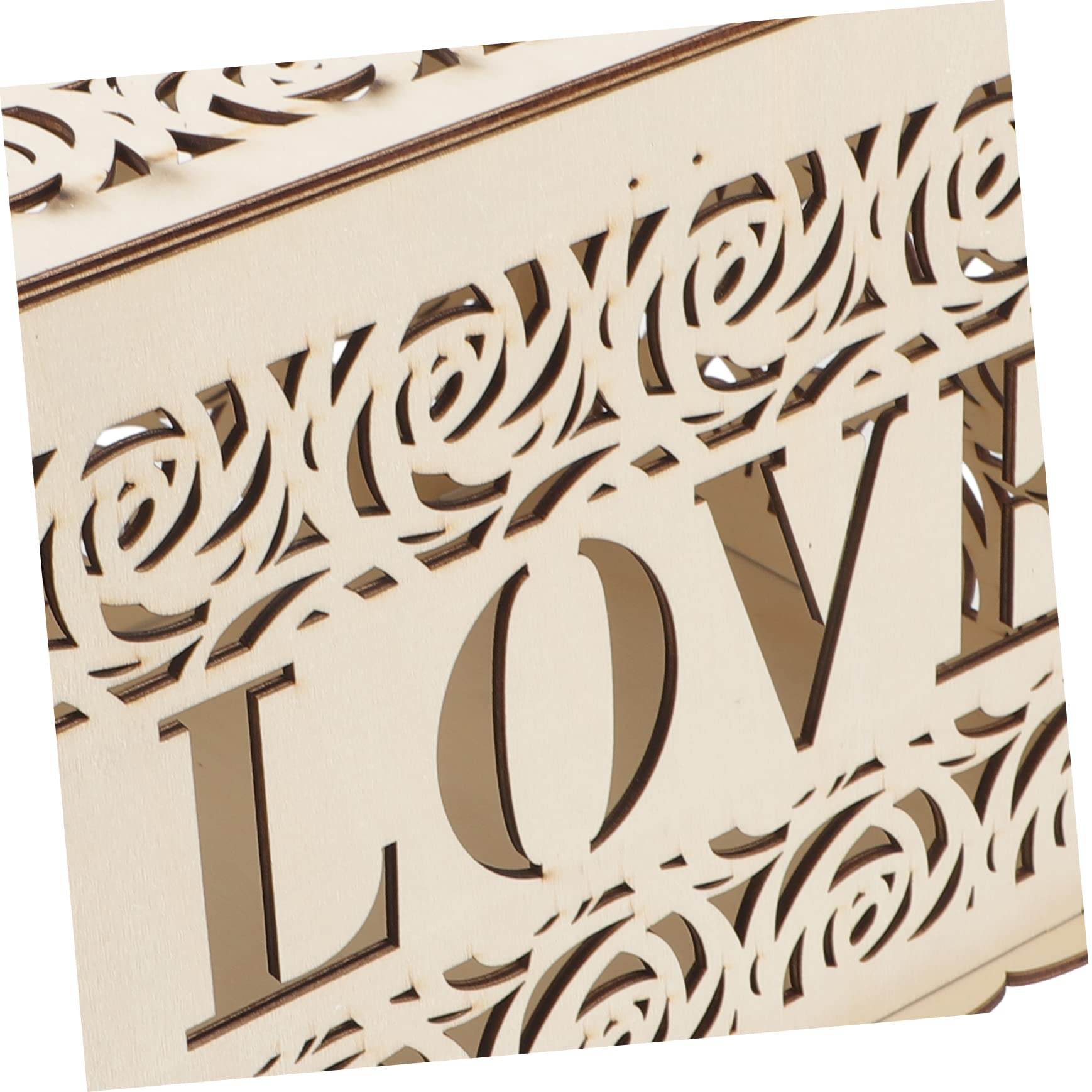 Scatola Porta Buste Grande Capacità, Finitura Liscia senza Sbavature in Legno Rustico per Raccolta Biglietti Matrimonio al Giorno del Matrimonio