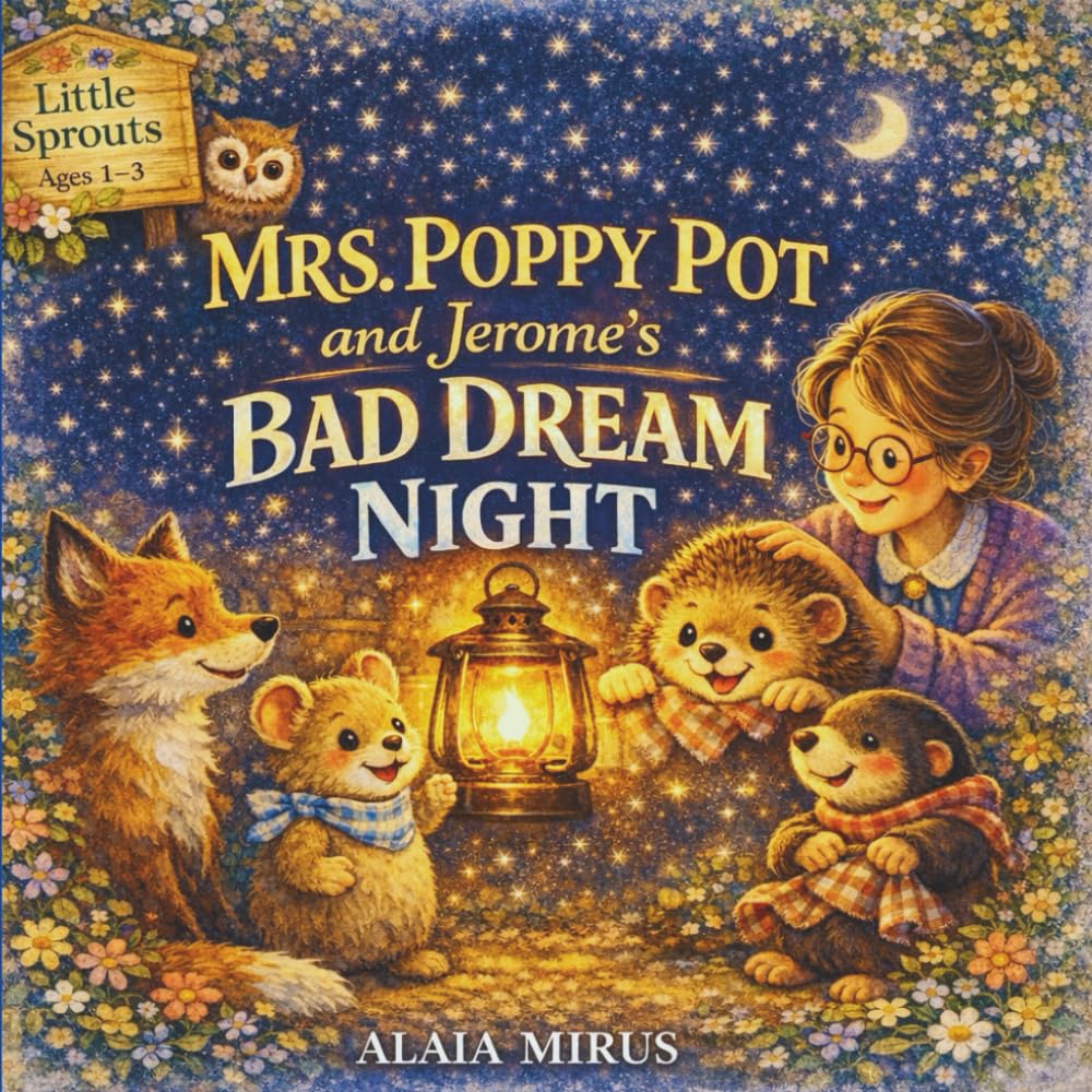 MRS. POPPY POT AND JEROME'S BAD DREAM NIGHT: AGENTLE BEDTIME STORY ABOUT NIGHT FEARS AND FRIENDSHIP (Mrs. Poppy Pot’s Emotional Garden)