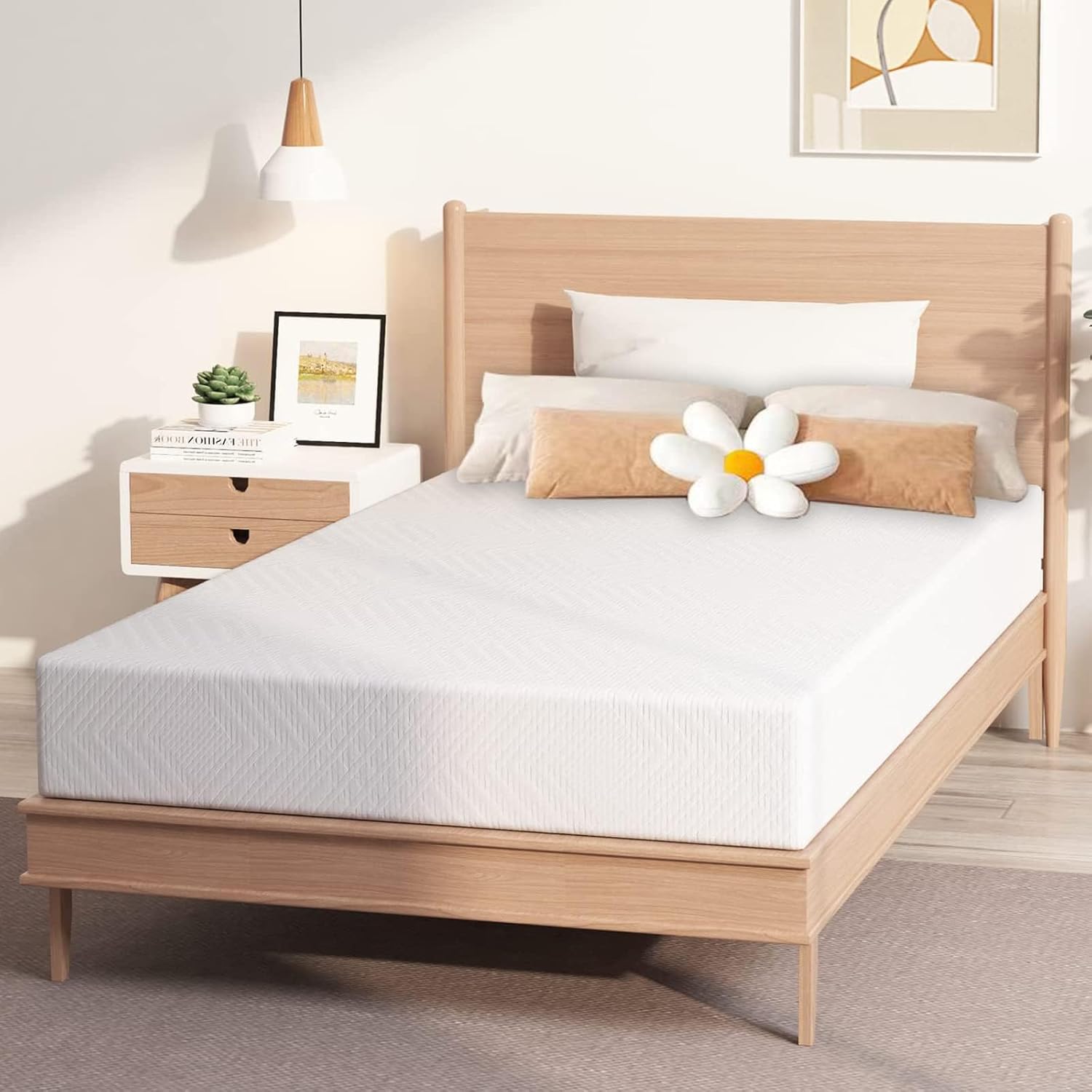 TMEOSK Full Size Mattress, 10 inch Gel Memory Foam Mattress