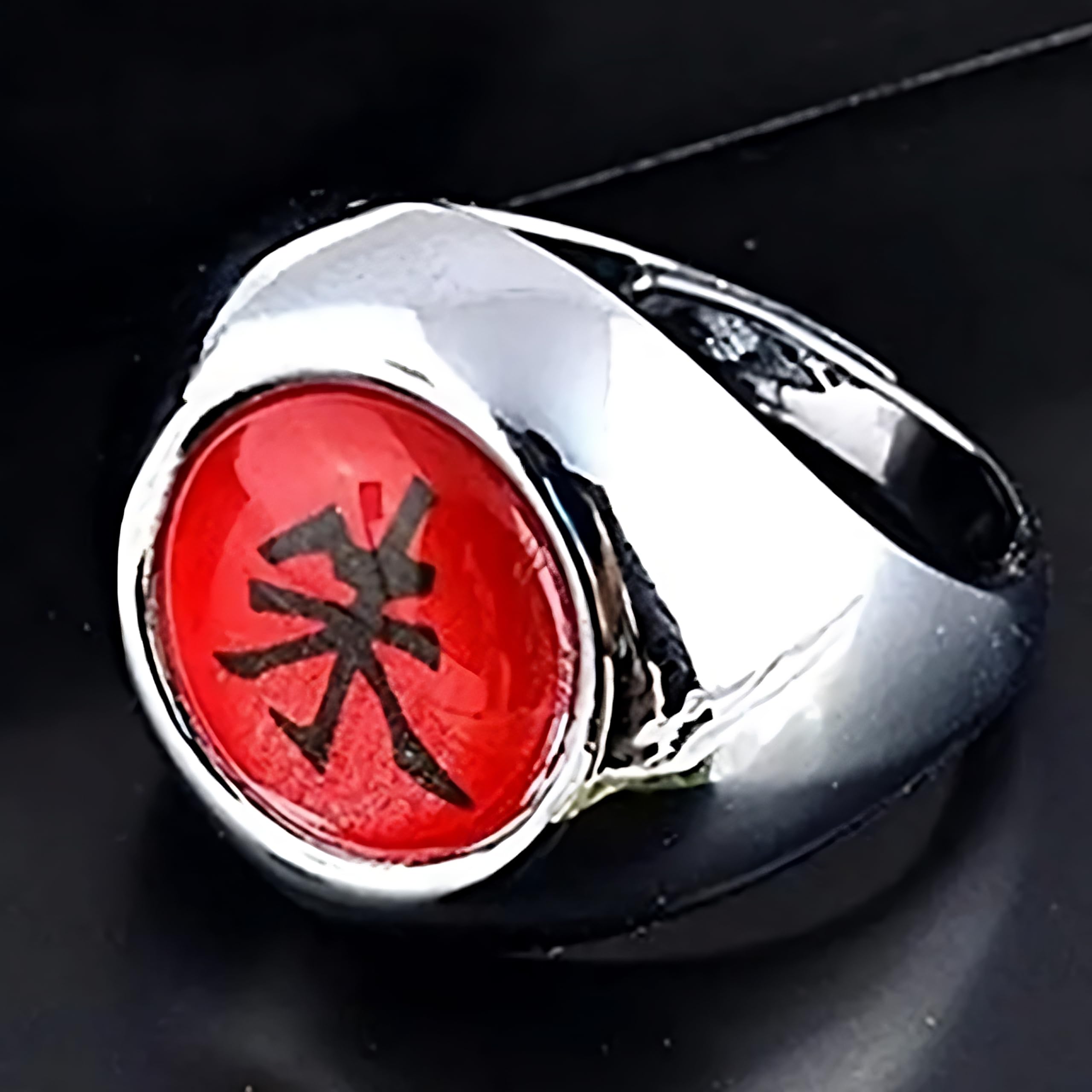 Itachi Uchiha Ring Leaf Village Cosplay Set Collectible Rings