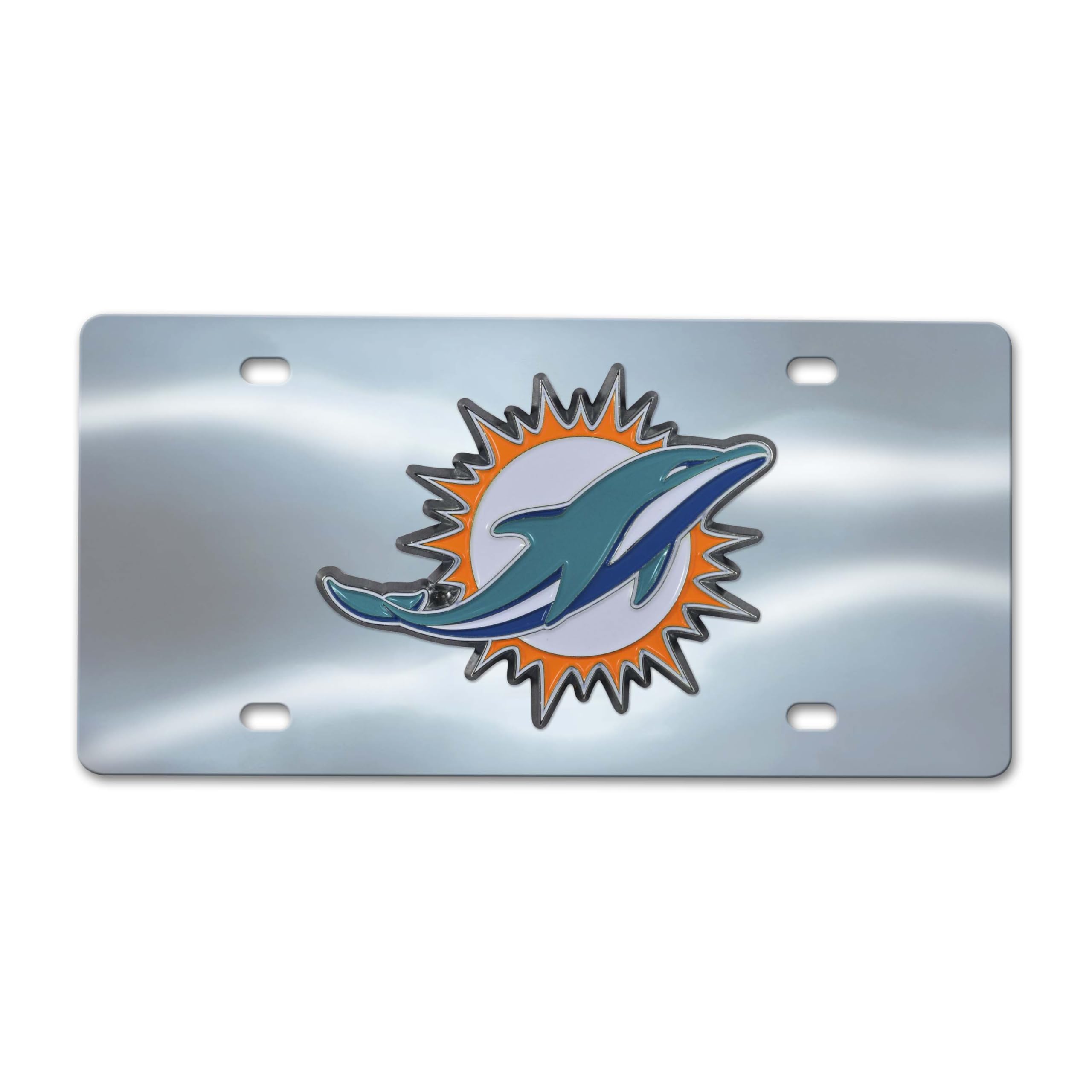 Fanmats NFL - Miami Dolphins Diecast License Plate 12X6