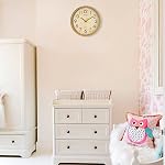 Foxtop Silent Kids Wall Clock 12 Inch Non-Ticking Battery Operated Colorful Decorative Clock for Children Nursery Room Bedroom School Classroom - Easy to Read (Colorful Numbers, 12 inch)