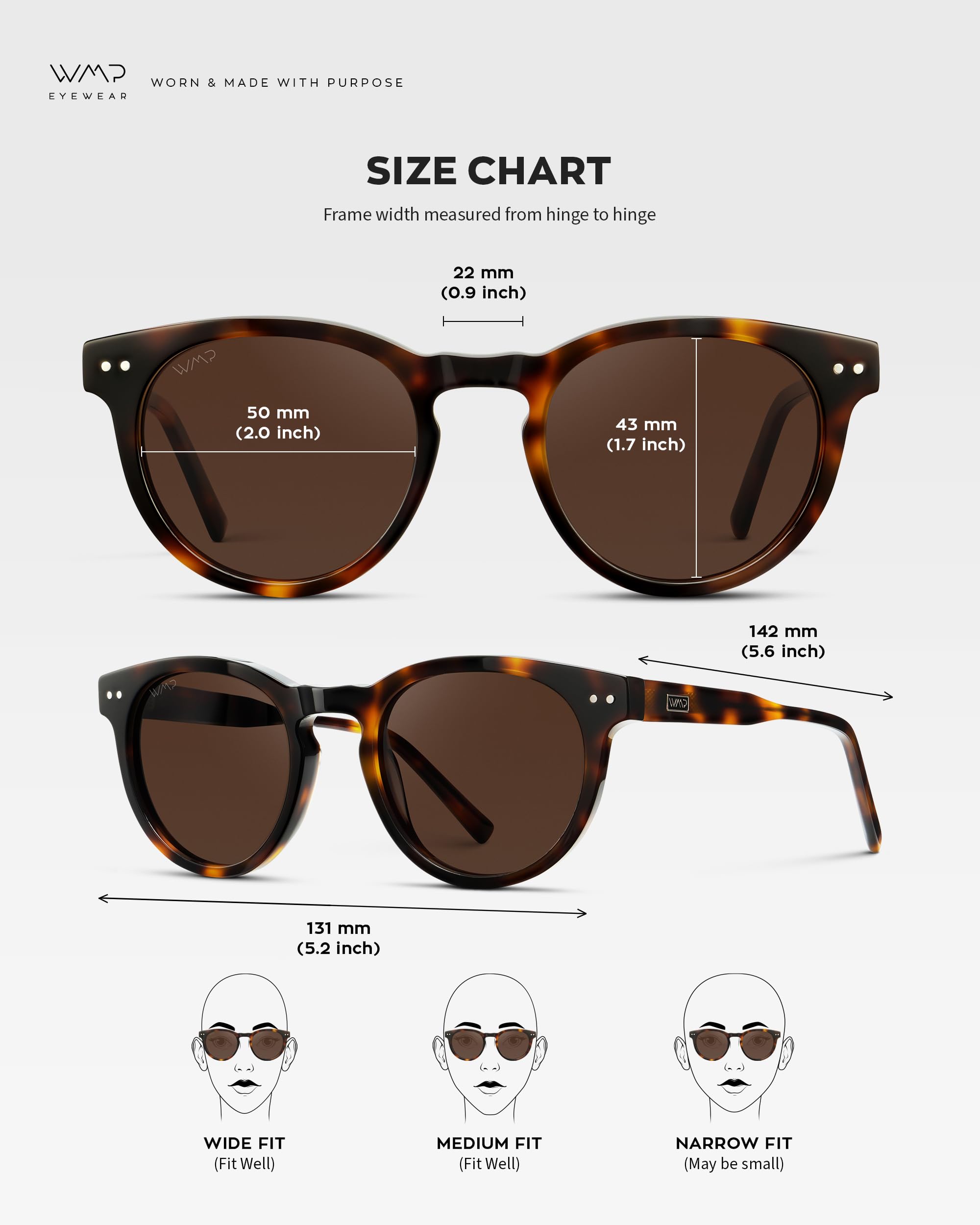 WearMe Pro Gafas de sol polarizadas redondas para mujer, protección UV400 retro clásica para conducir y uso diario