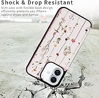 Vista 342 de UEEBAI Funda tipo cartera para iPhone 15 Pro Max con tarjetero, cubierta de cuero PU con soporte, bloqueo RFID, doble cierre magnético, relieve