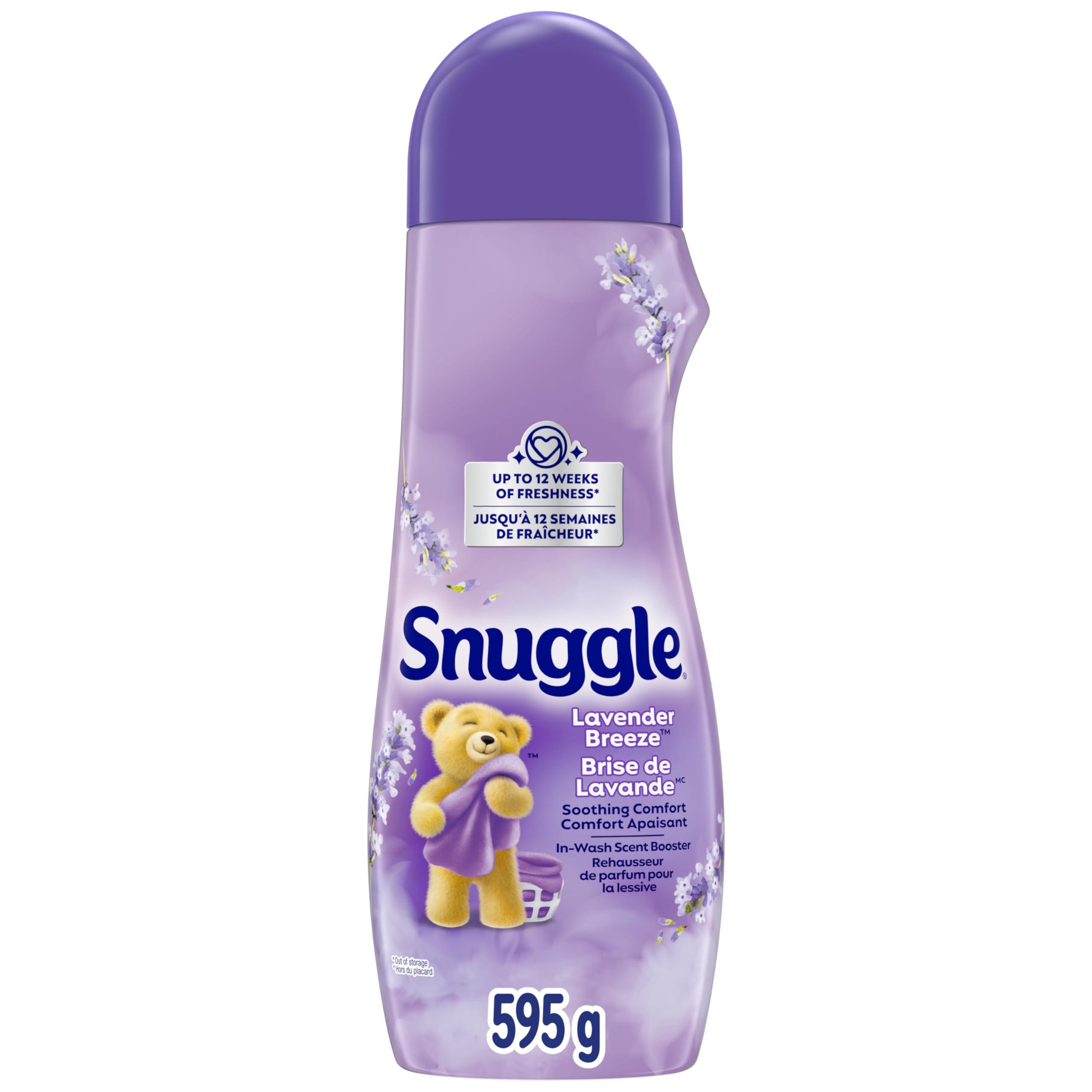 Snuggle Lavender Breeze Soothing Comfort In-Wash Scent Booster, up to 12 Weeks of Freshness, 595g, HE Compatible, 1 bottle