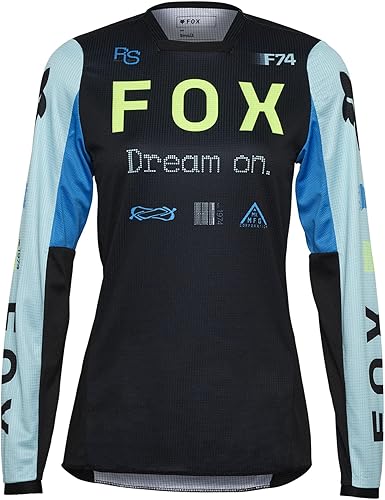 Miniatura 8 de Fox Racing JERSEY BLACKOUT MOTOCROSS PARA MUJER, NEGRONEGRO, XL