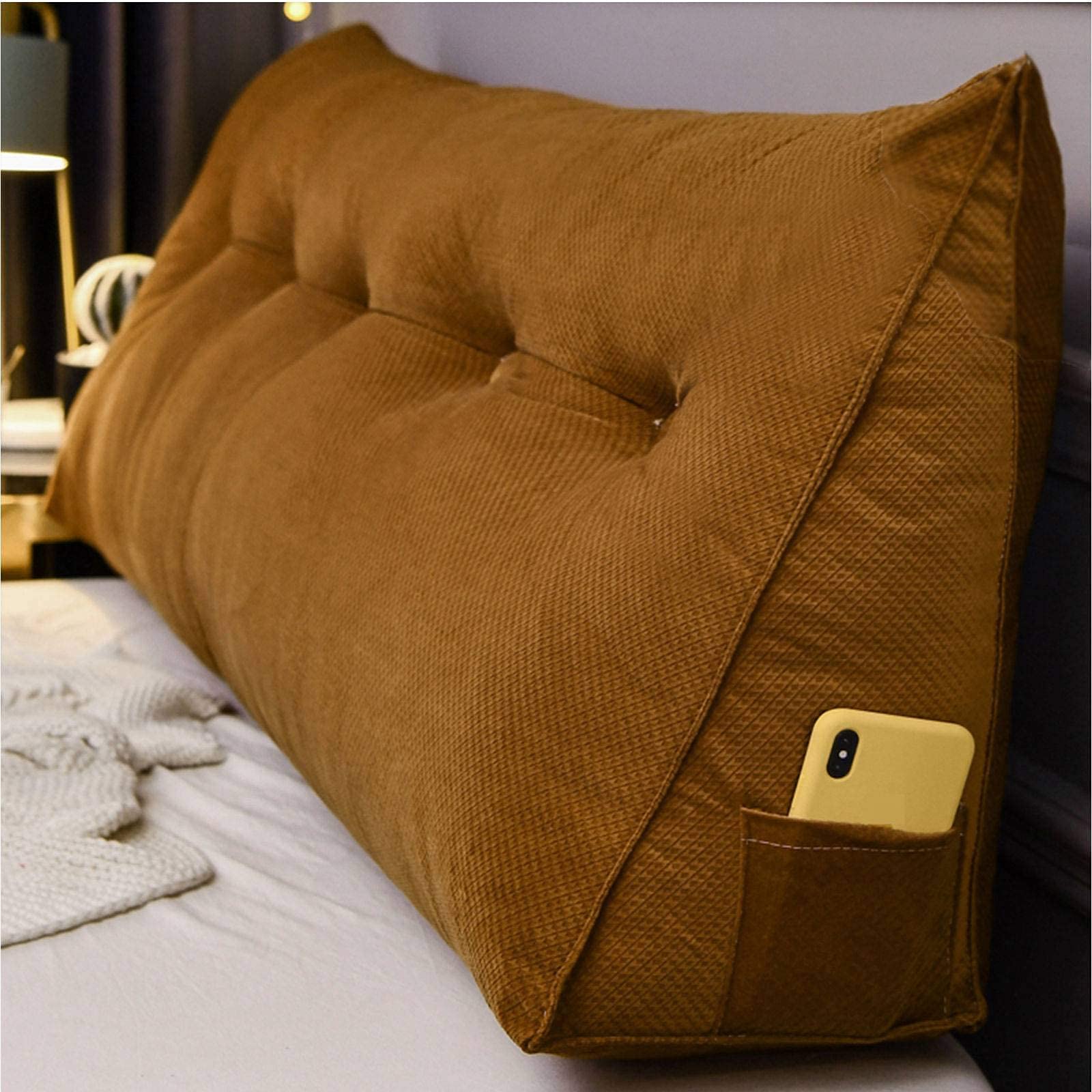 Buy Triangular Reading Pillow for Full Twin Queen Size Bed, Wedge