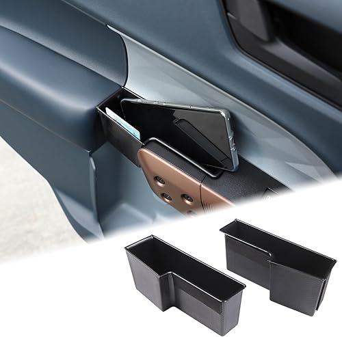 Caja de almacenamiento para puerta trasera de automóvil compatible con Ford Maverick 2022-2024, caja de almacenamiento lateral para puerta trasera