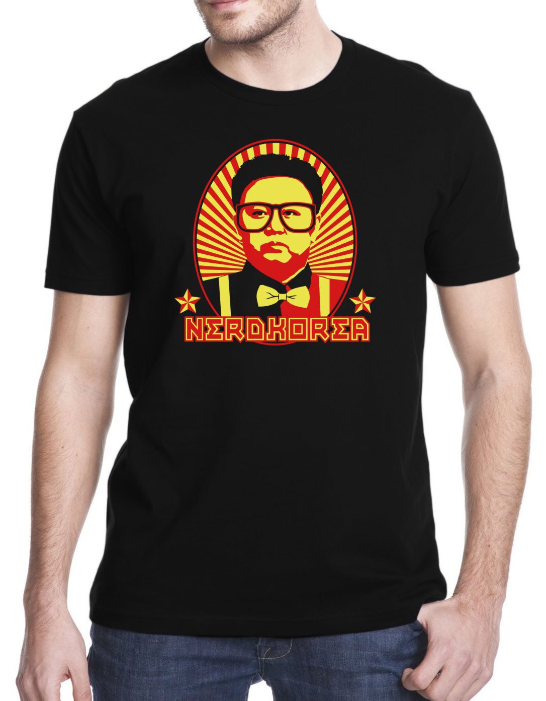 Nerd Korea North Korea Kim Jong Un T-Shirt