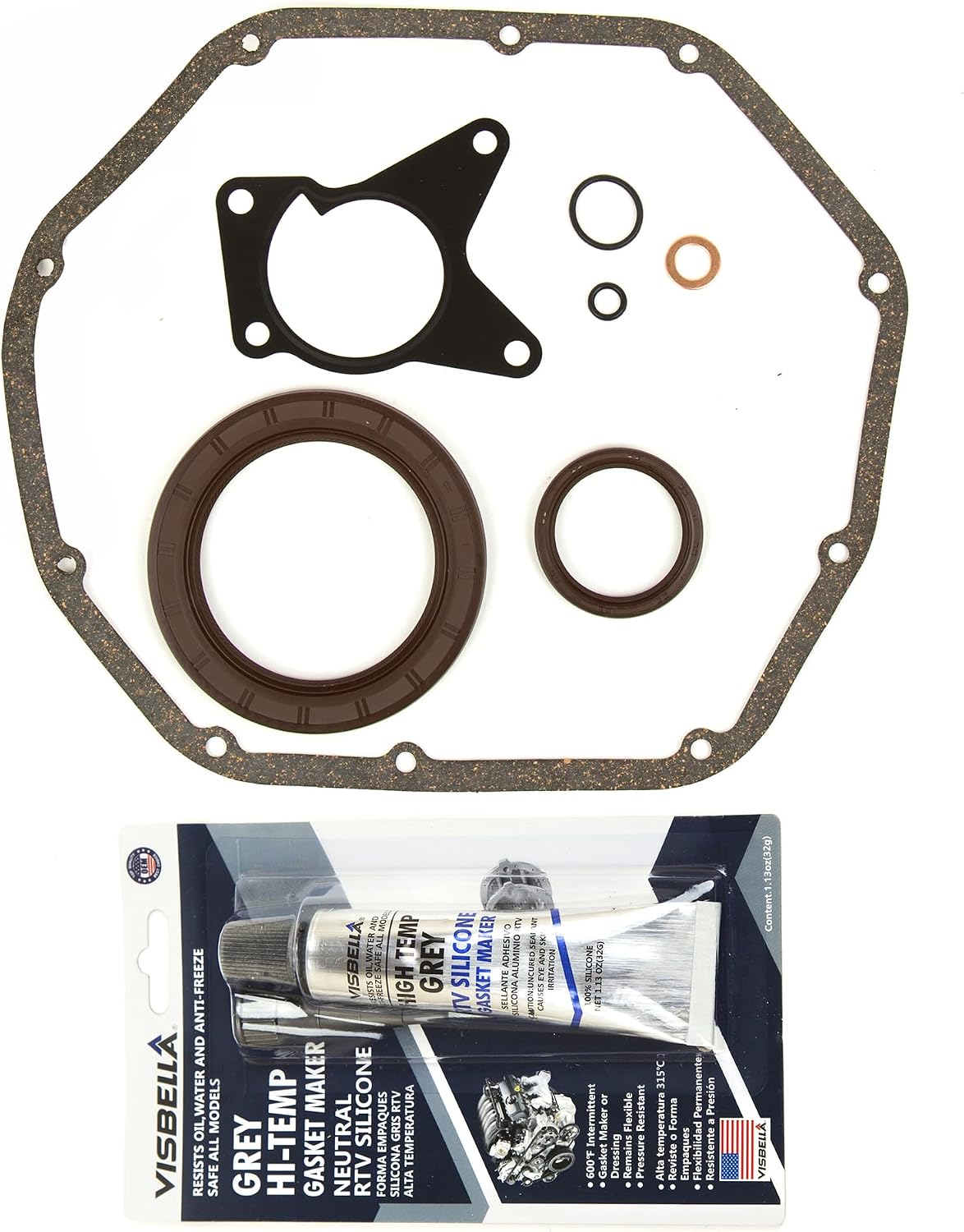 DG-8614962208 Lower Conversion Gasket Set Compatible With/Replacement For 07-15 Nissan Sentra Versa Cube 1.8 2.0 HR16DE MR18DE MR20DE