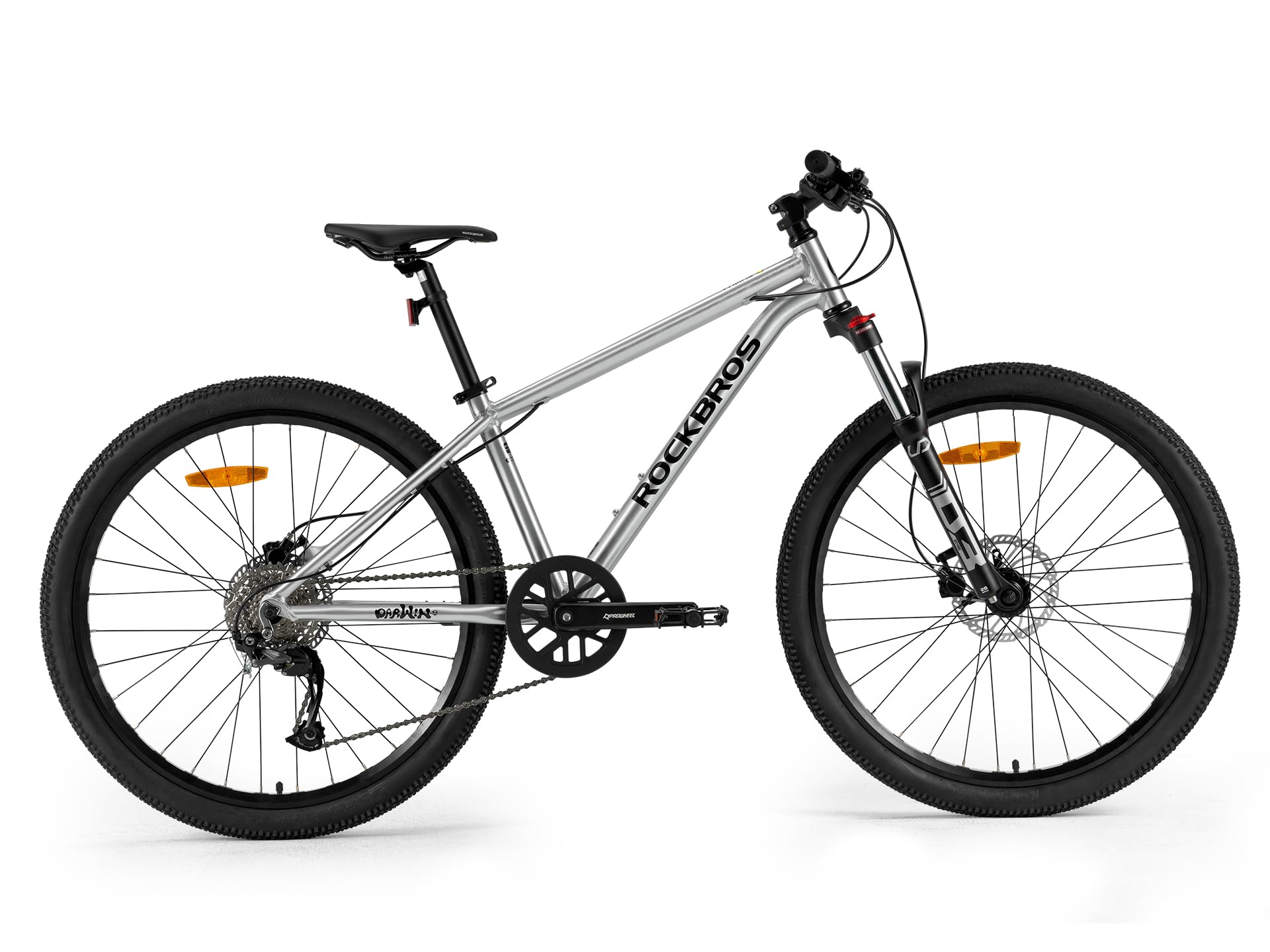 ROCKBROS Darwin V Rower Górski 26 Cali z 9-biegowym Systemem Shimano Altus M2000, Rower dla Chłopców i Dziewcząt, Mężczyzn i Kobiet, MTB z Hydraulicznymi Hamulcami Tarczowymi