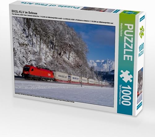 CALVENDO Rompecabezas EKOL-KLV en la nieve 1000 piezas 25.2 x 18.9 in de Martin Radner