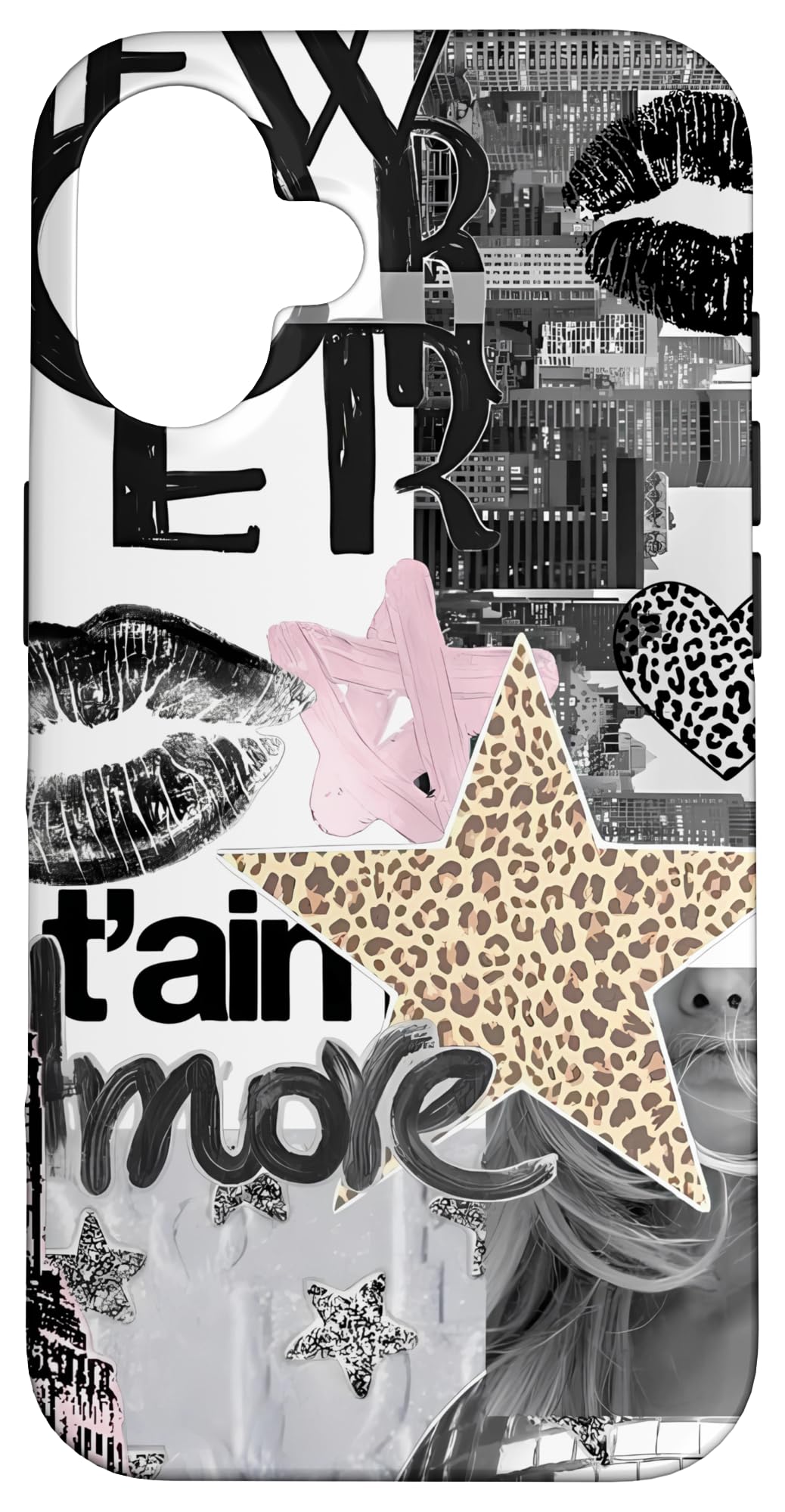 Aesthetic Coquette Collage Leopard Coquette Collage Case for iPhone 16