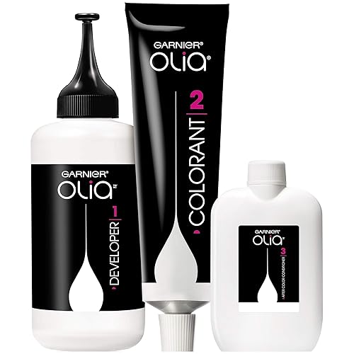 Vista 150 de Garnier Olia - Tinte para el cabello libre de amoníaco [4.0], marrón oscuro, 1 unidad (paquete de 4)