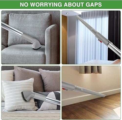 Miniatura 7 de Paquete de 2 herramientas para hendiduras y cepillo de polvo compatible con Shark Navigator Lift-Away Aspiradora Modelos NV350, NV352, NV355,