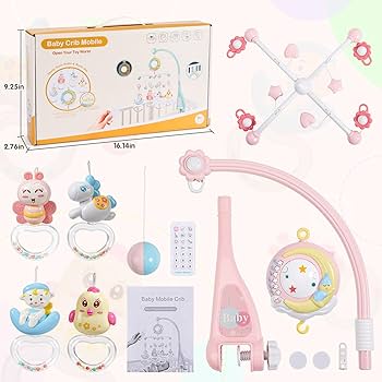 babyl live at 幕張 Amazon.com : BOBXIN Baby Musical Crib Mobile for Bassinet