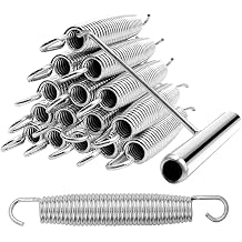 5-1/2" Trampoline Springs, Heavy Duty Stainless Steel High Tensile Replacement Trampoline Springs Set with a Spring Tool for Easy Assembly 16Pcs