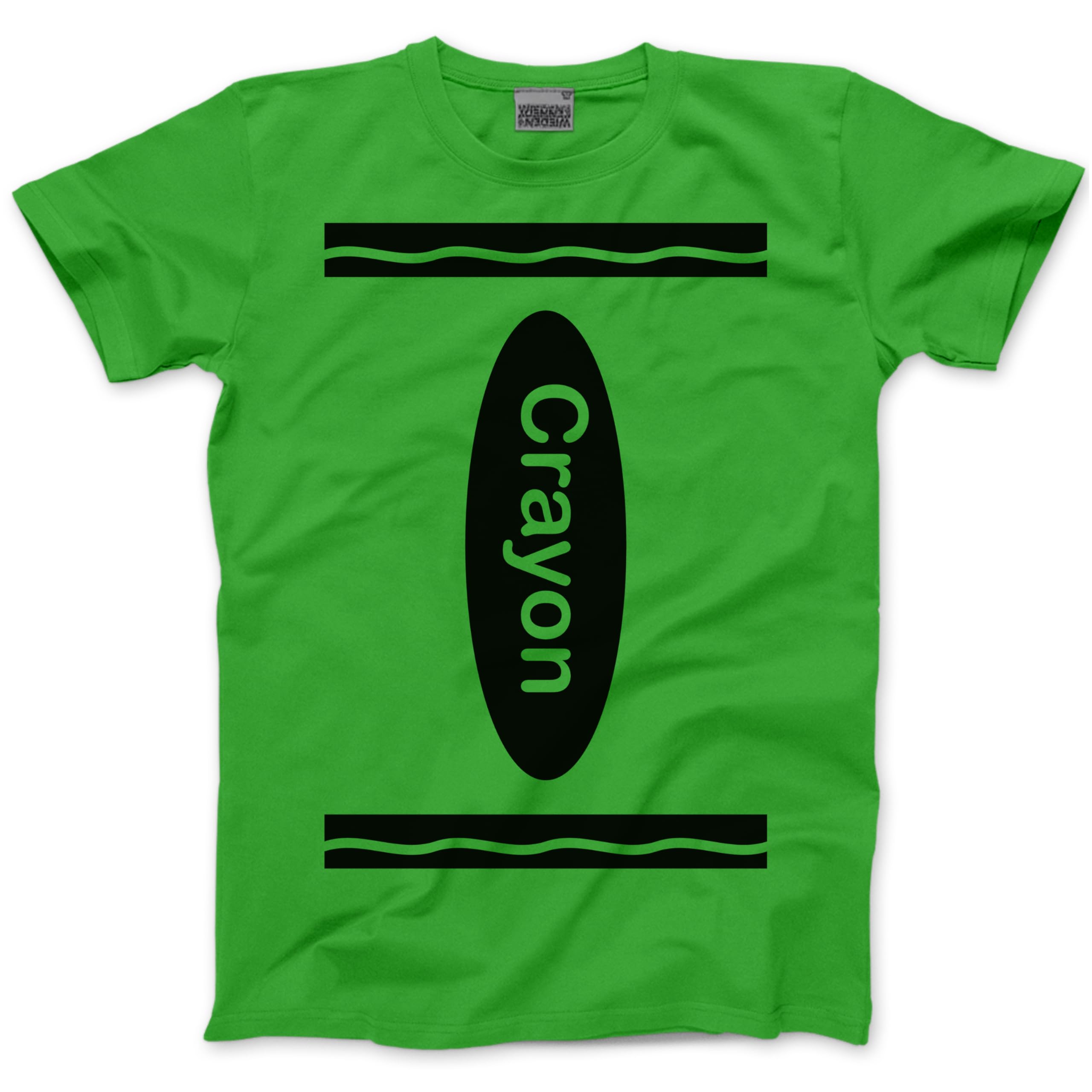Group Costume Outfit - Crayon Tshirt Matching Tees Halloween Top C Fancy Dress Party Team Tops Colours T-Shirt - 6XL Green
