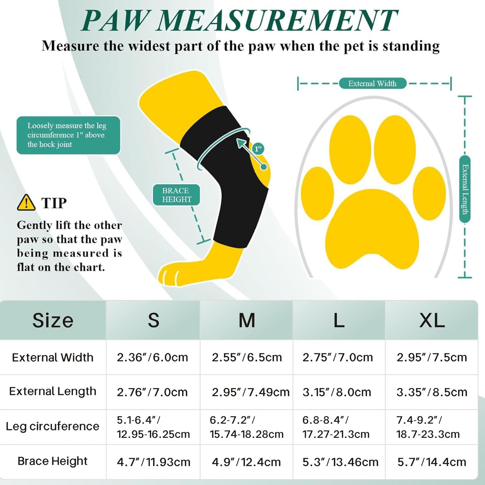 SENECESLI Attelle de Pied Tombante avec Bobine pour Chien, Attelle de Pied de Chien Respirante avec Semelle Antidérapante pour Problèmes de, Arthrite, Chaussette Hautement élastique (M)