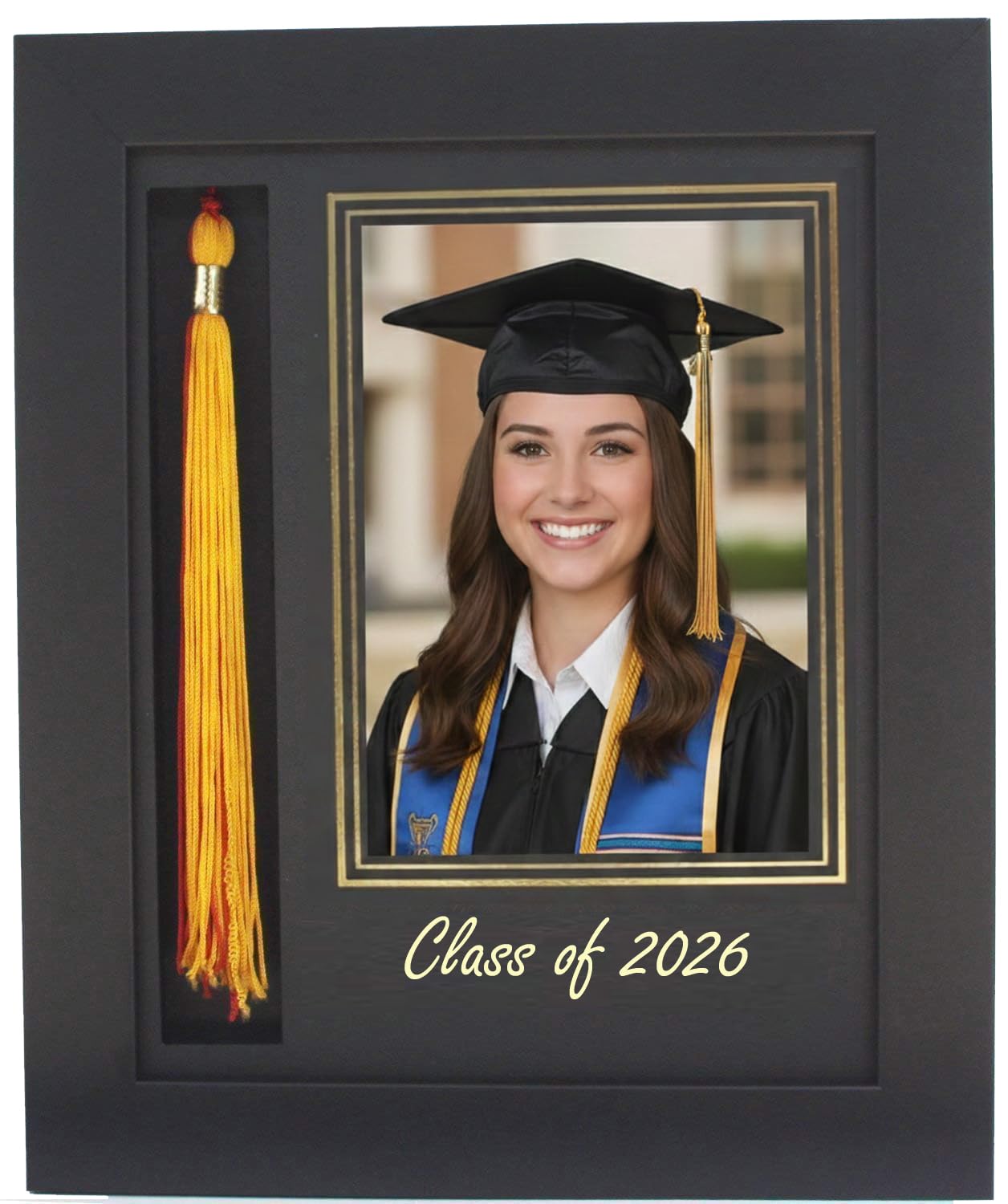 Amazon.com: 3art Graduation 5x7 Picture Tassel Frame, Black