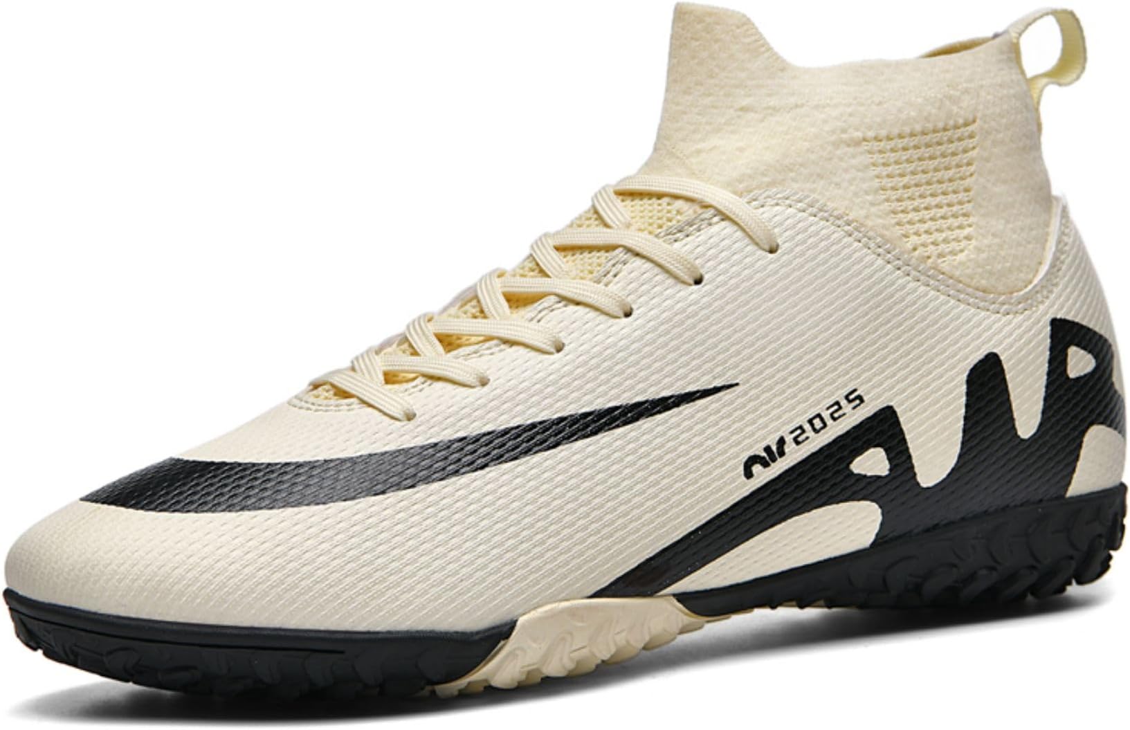Mens Football Shoes High Top Spikes Youth Outdoor Training Football Shoes Professional Athletic Sports Shoes Turf Trainers