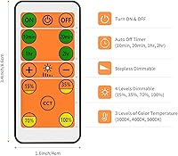 Vista 2 de LED Wall Mount Light with Remote Control for Reading Books in Bed, White Flexible Bedside Reading Lamp for Bedroom, Stepless Dimmable, 3X Lighting