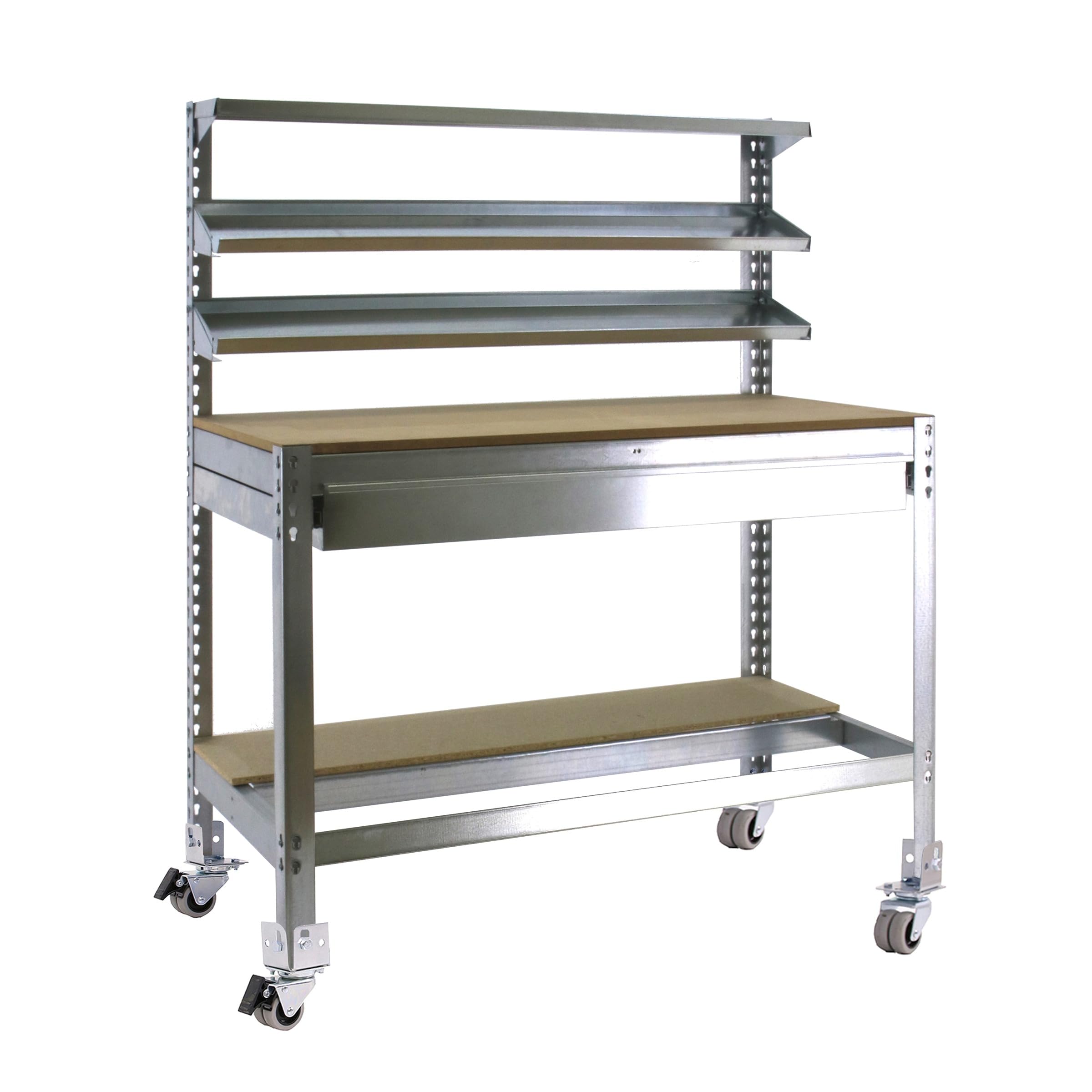 Simon Rack Banco de Trabajo Taller con Ruedas 1210x610 mm - BT1