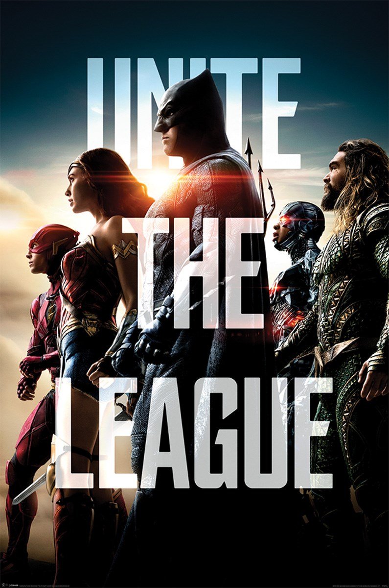Pyramid International "Unite The League Justice League Movie Maxi Poster, Multi-Colour, 61 x 91.5 x 1.3 cm