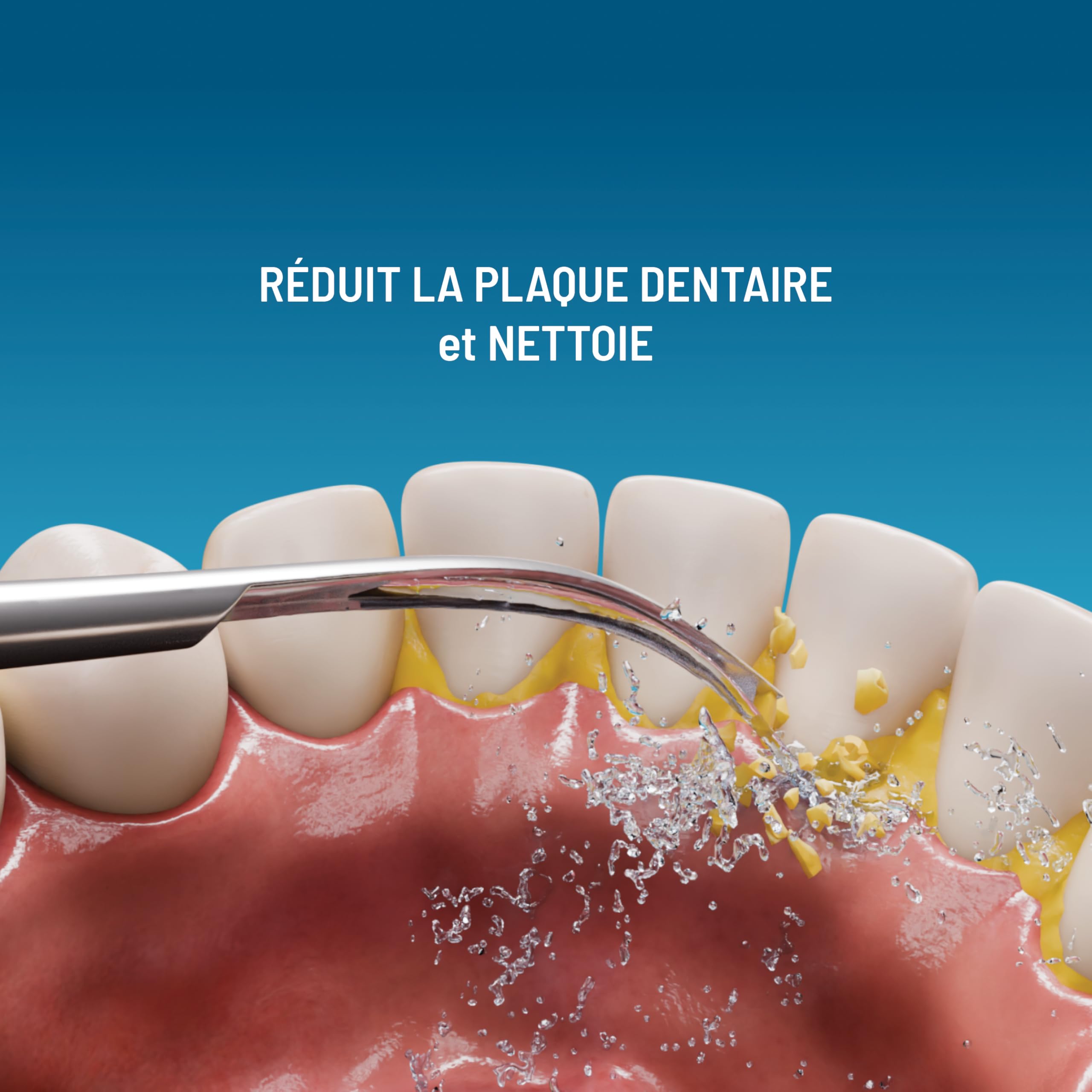 Haepi Julia – Brosse à dents électrique sonique 3 en 1 | Brossage +Jet interdentaire +Détartrage | 48 000 vibrations/min | Rechargeable USB | Pour gencives sensibles & porteurs d'appareils dentaires