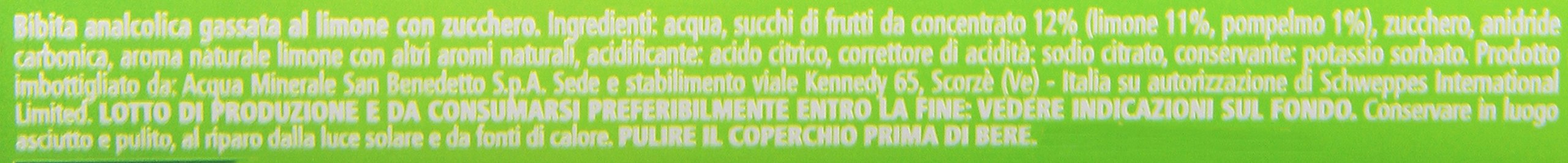 Schweppes Bibita Analcolica Gassata, Limone - Confezione da 24 x 330 ml
