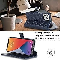 Vista 207 de Havaya Funda para iPhone 13 Pro Max y iPhone 12 Pro Max, cartera compatible con magsaf 2 en 1, desmontable magnética con tarjetero y ranura trasera