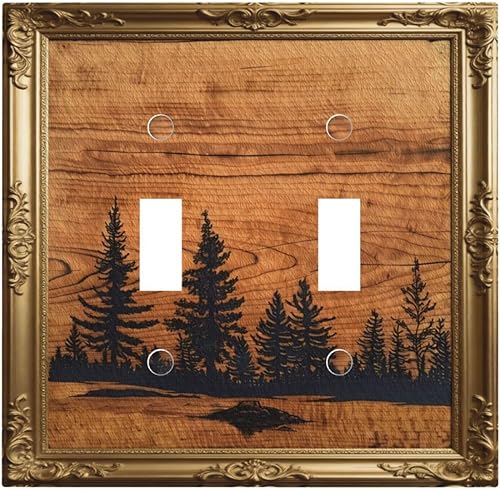 Vista 22 de Decorativo Arte Interruptor de Luz Cubiertas de Pintura al óleo Estilo Flores Placa de Pared de Interruptor de Interruptor Decorativo Placa