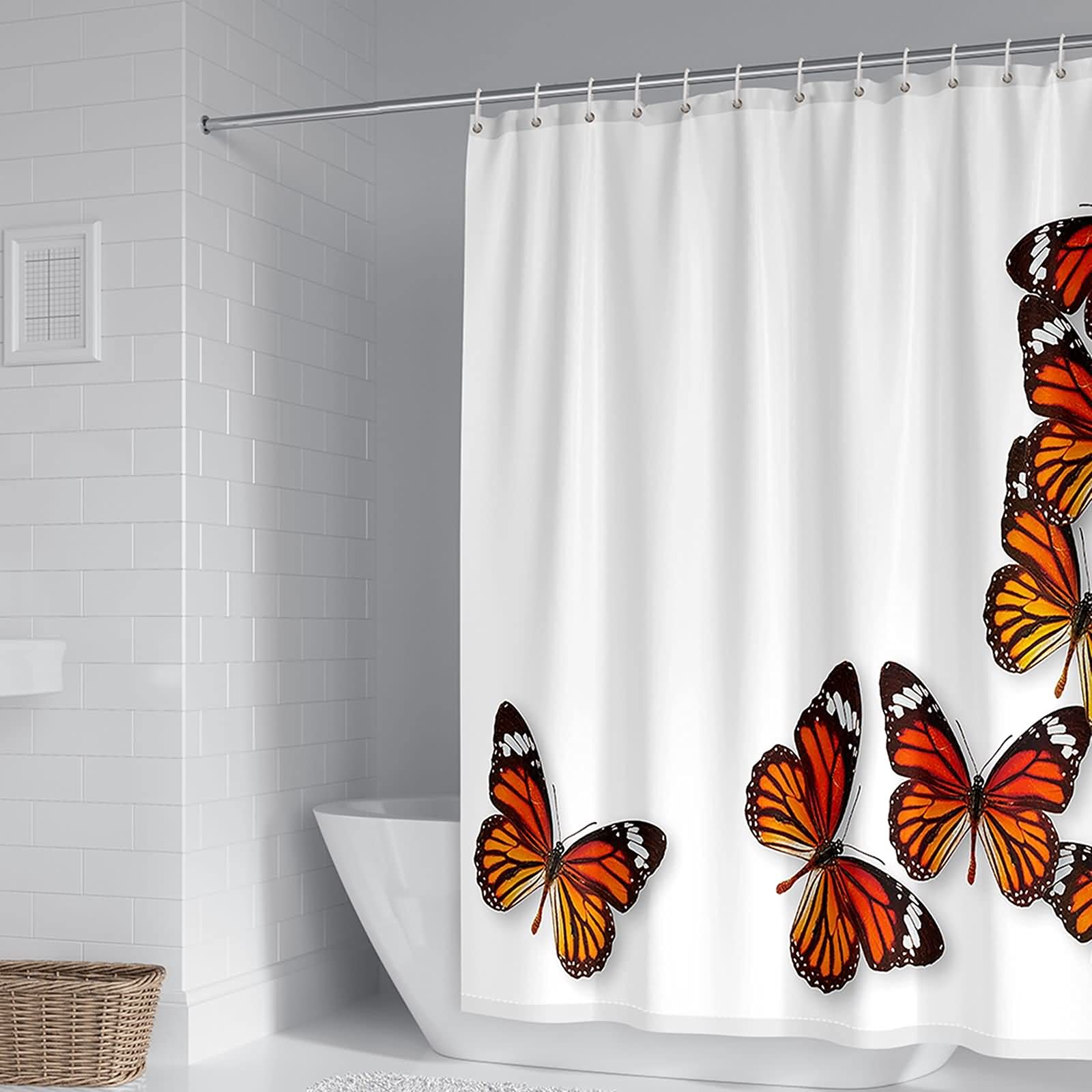 Rideau de Douche 165x200cm KnSam en Polyester Fini l'Humidité et les Moisissures