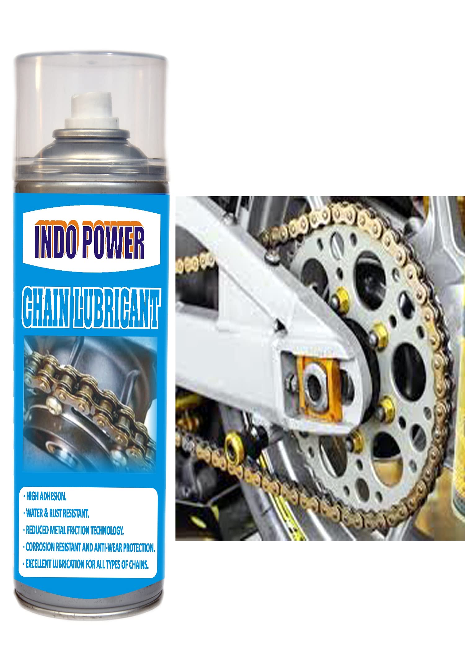 INDOPOWER F1313-CHAIN Lubricant 150ml.-image-8
