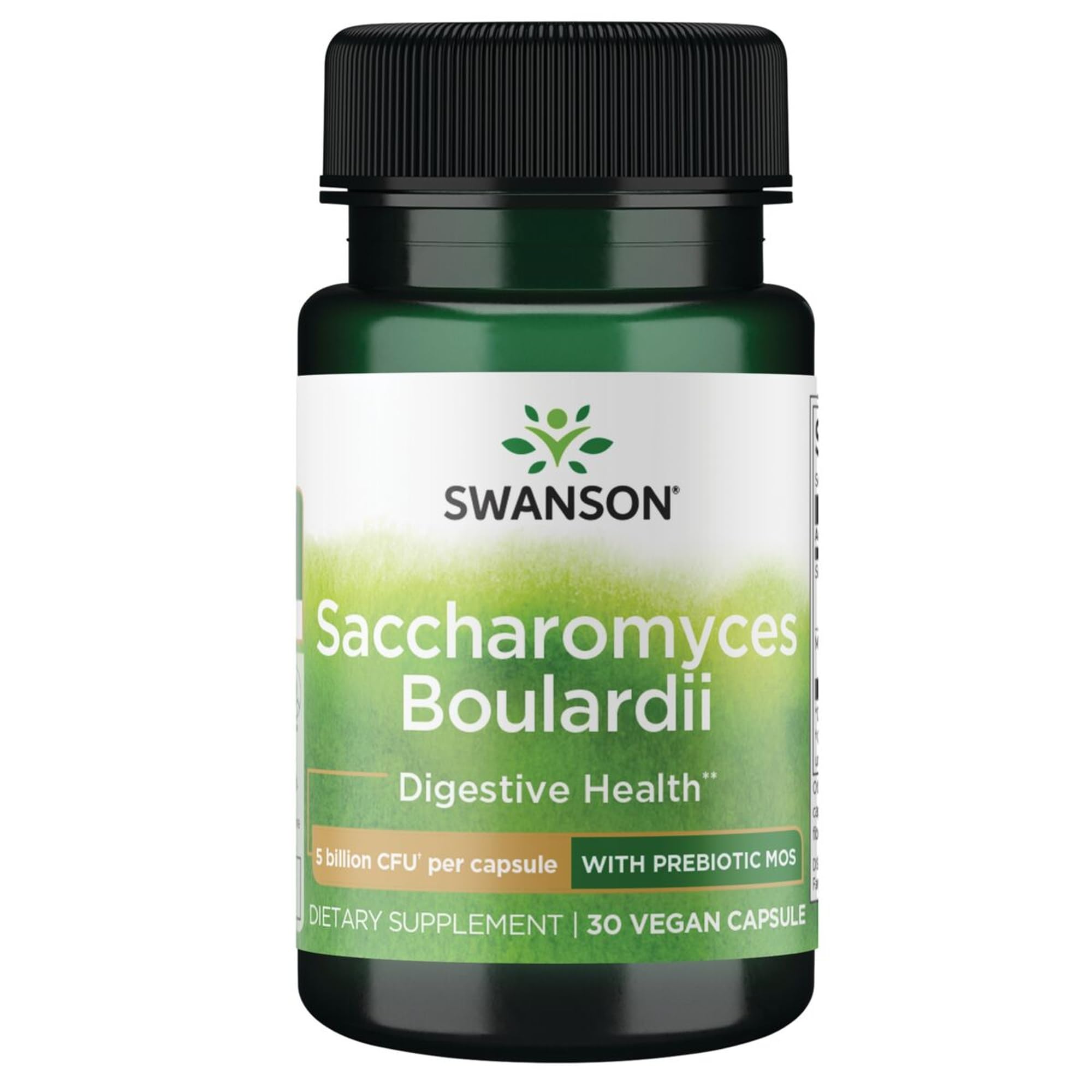 Swanson Saccharomyces Boulardii 5 Billion CFU, 30 Veg Capsules