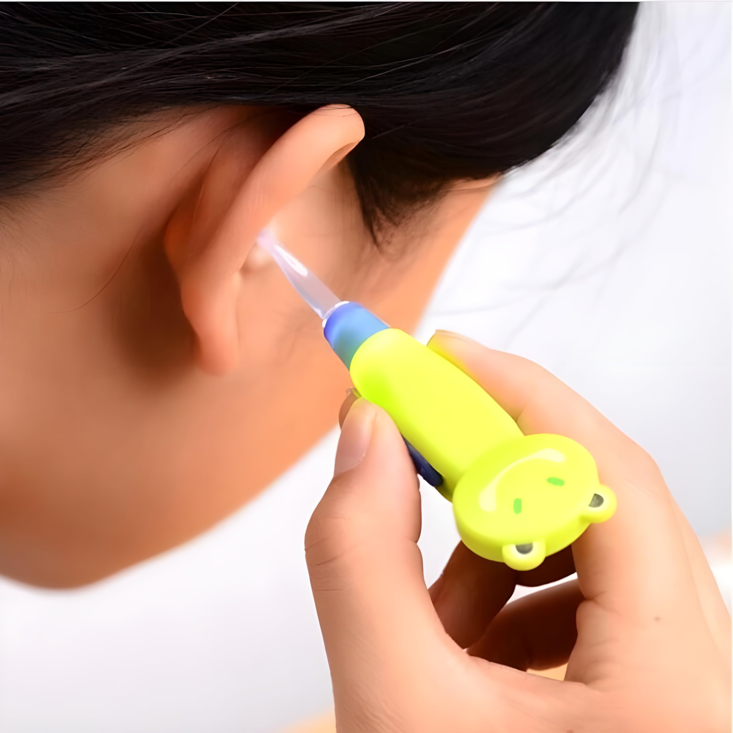 Trendy Look Baby Ear Cleaner Tool – Soft Silicone Ear Wax Remover with LED Light & Tweezer Tip – Safe & Gentle Ear Cleaning for Infants, Toddlers & Kids Pack of 2 4
