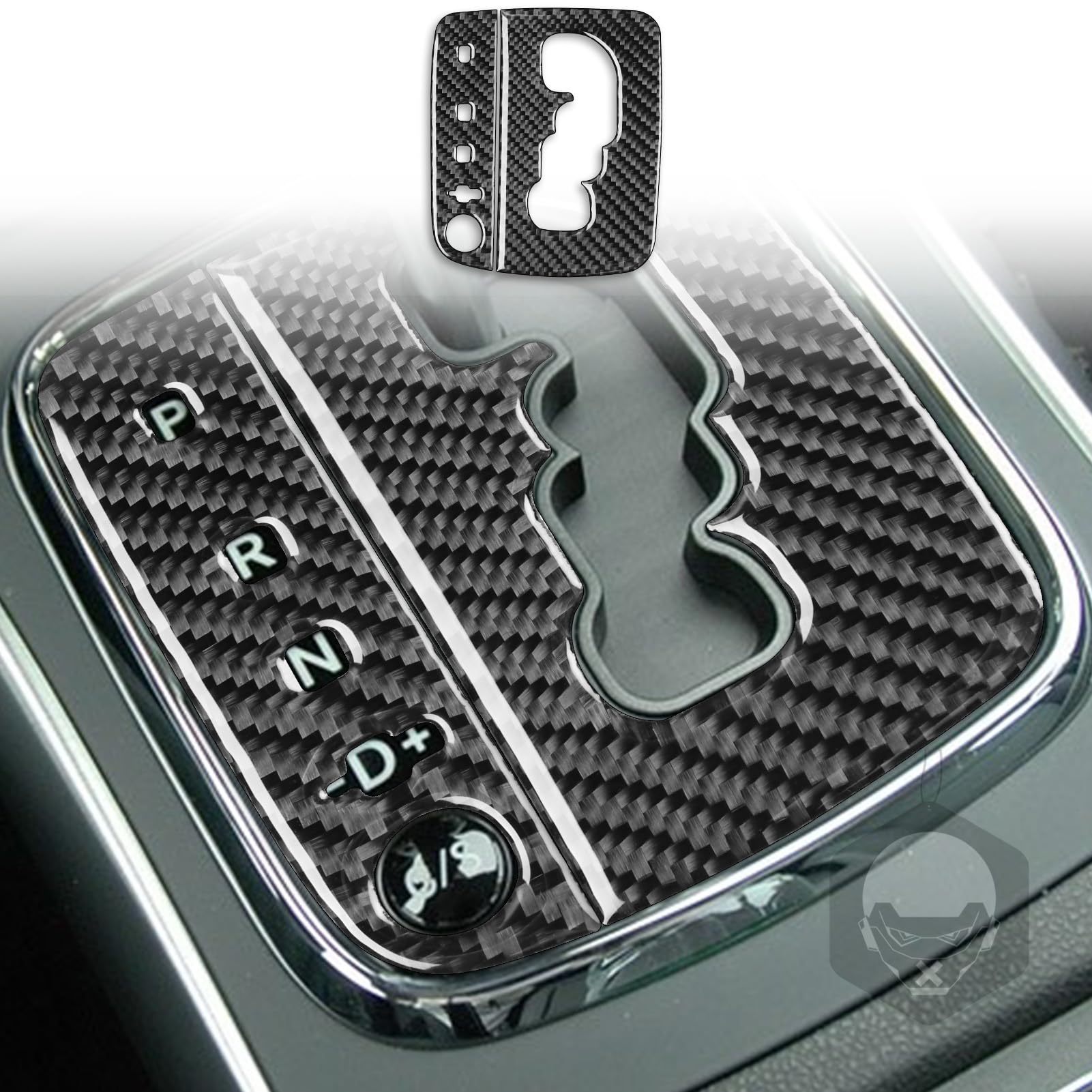 Copertura adesiva per telaio in fibra di carbonio, accessorio decorativo compatibile con Mercedes Benz Classe B W245 2005-2011 (classico, telaio del cruscotto del cambio 28)
