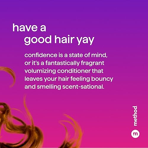 Miniatura 4 de Method Acondicionador voluminizador, notas aromáticas Pure Peace con rosa, peonía y sal marina rosa, sin parabenos ni sulfatos, 13.5 onzas (paquete