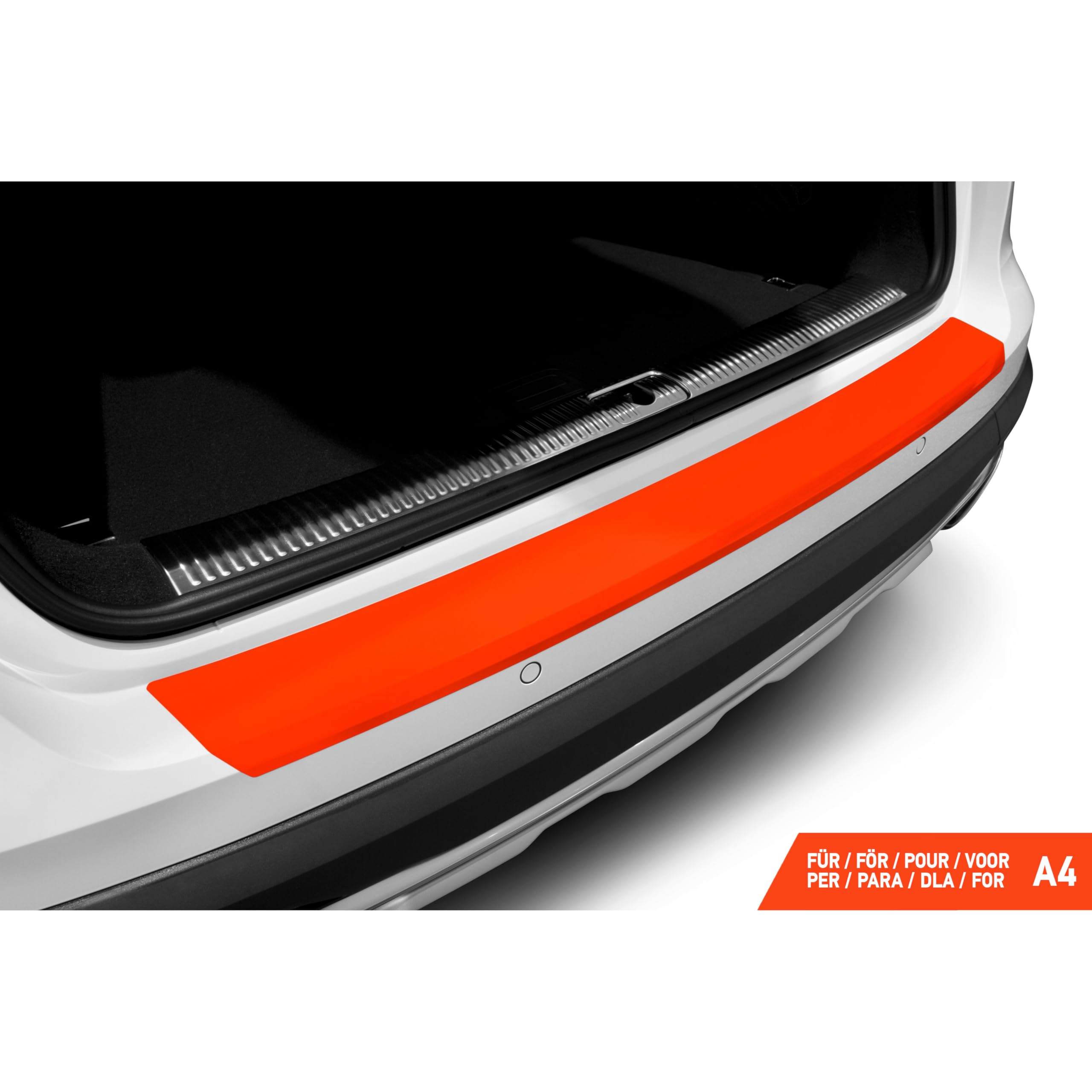 Luxshield Ladekantenschutz Folie für Audi A4 Avant B9 8W I 2015-2024 - Stoßstangenschutz, Kratzschutz, Lackschutzfolie - Transparent