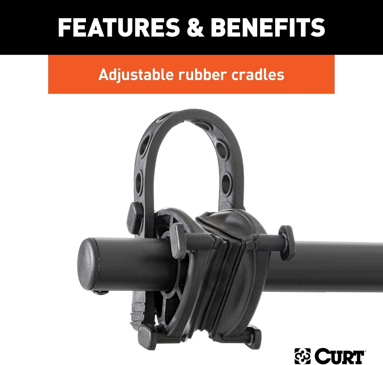 CURT 18029 Trailer Hitch Bike Rack Mount, Fits 1-1/4, 2-Inch Receiver, 2 Bicycles : Sports & Outdoors